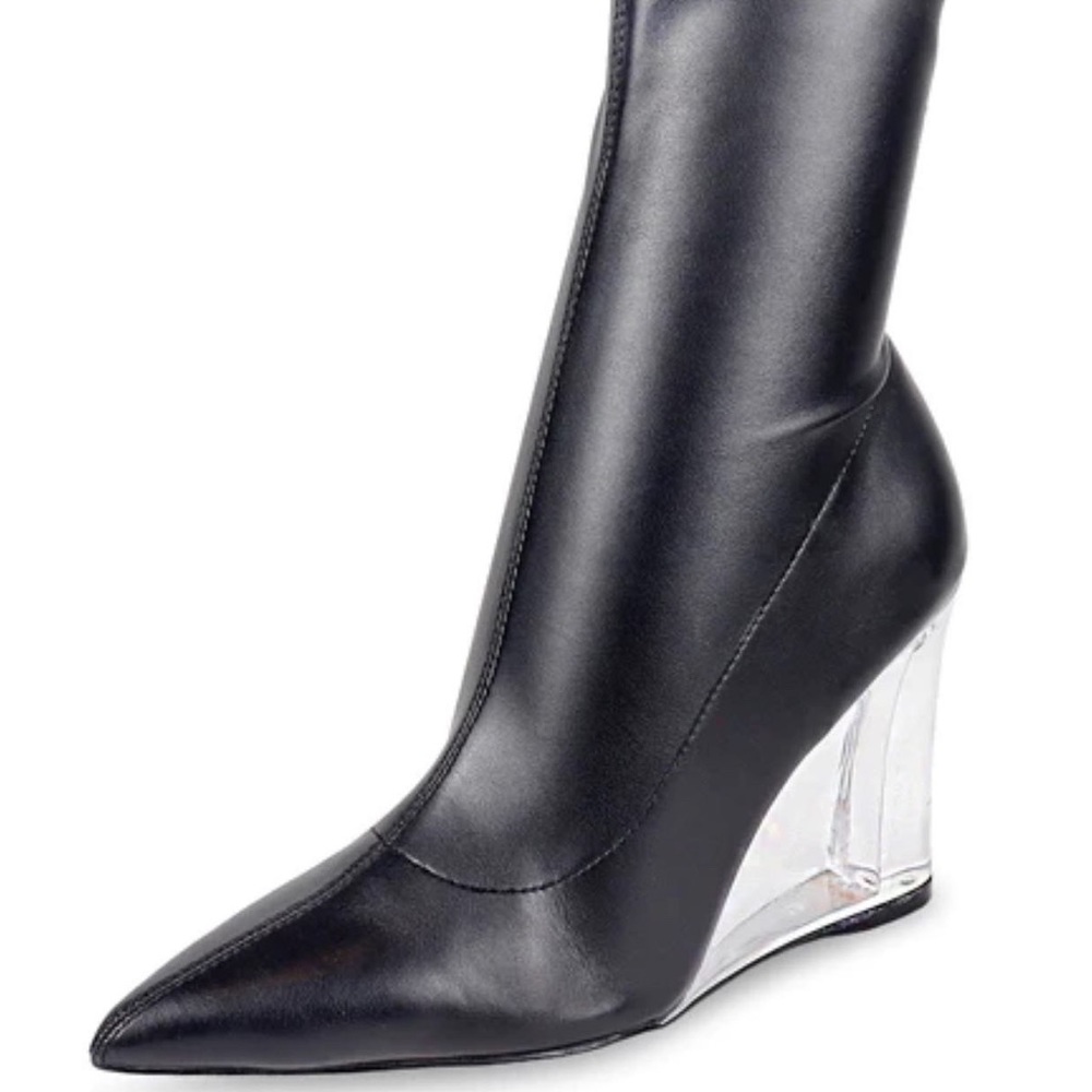 Denise wedge booties